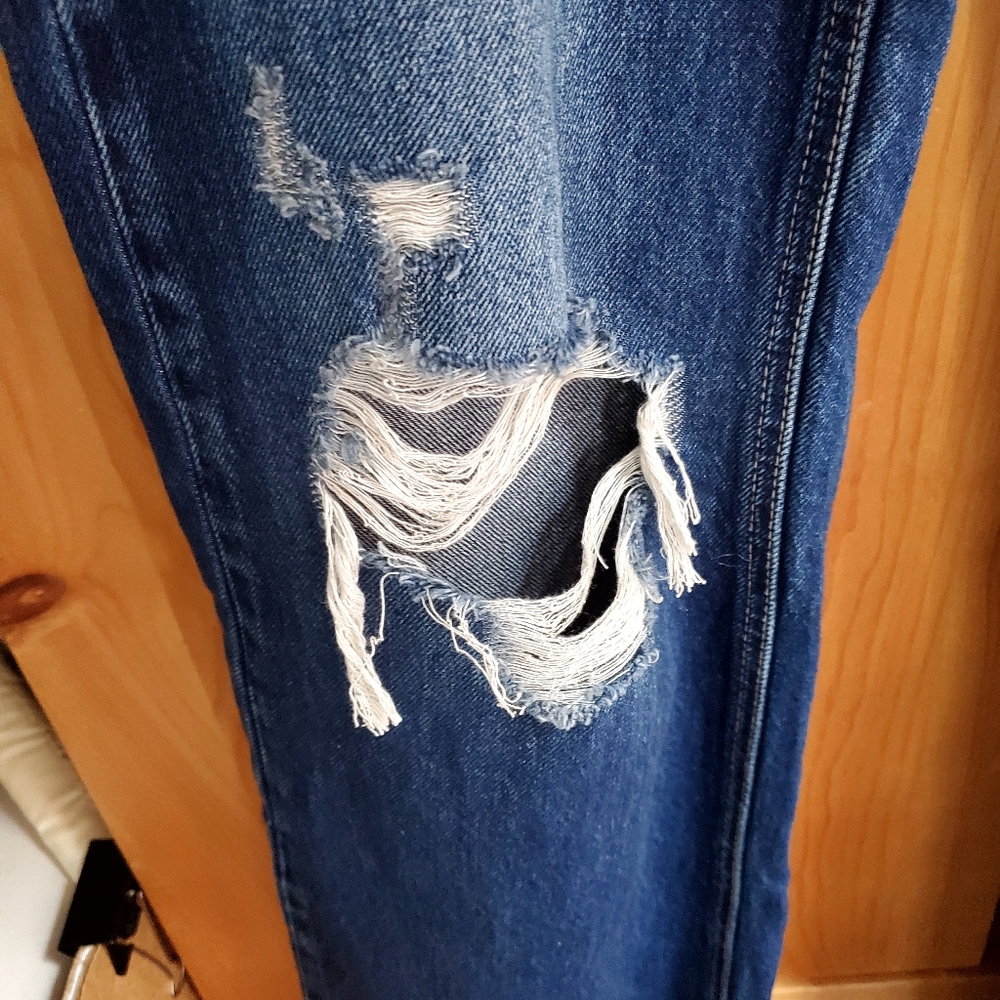 Kancan NWT Ultra High Rise 90s Wide Leg Flare Jeans Size 24 - Picture 4 of 14